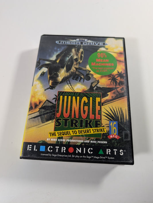 Jungle Strike - Sega Megadrive - Boxed & Compete
