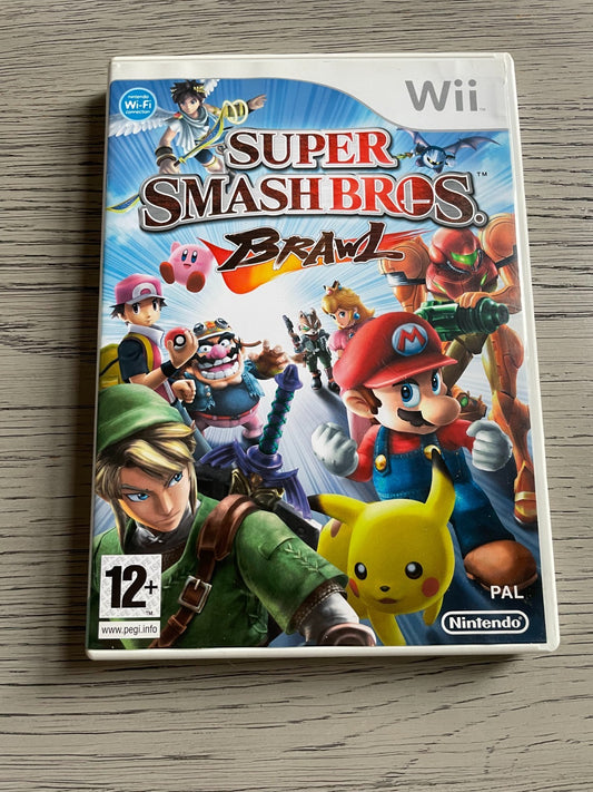 Super Smash Bros. Brawl - Nintendo Wii - Complete with Manual