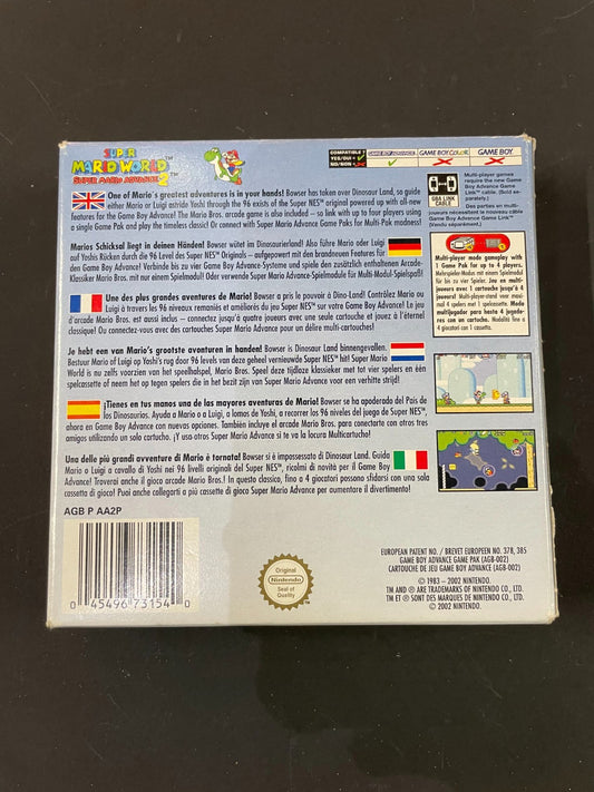Super Mario World Super Mario Advance 2 Nintendo Game Boy Advance Boxed w/Manual