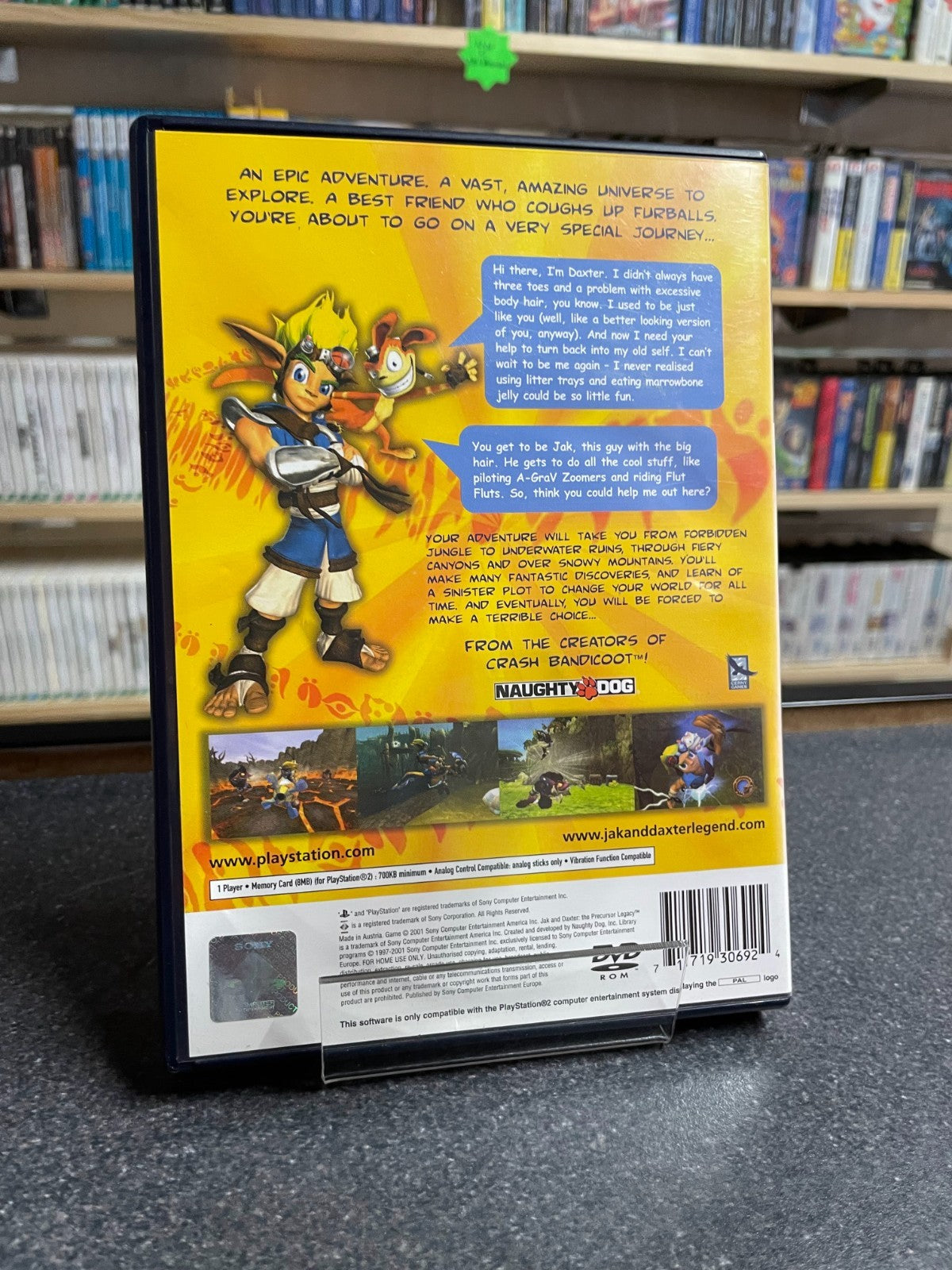 Jak and Daxter: The Precursor Legacy - Sony Playstation 2 PS2 - Boxed w/Manual