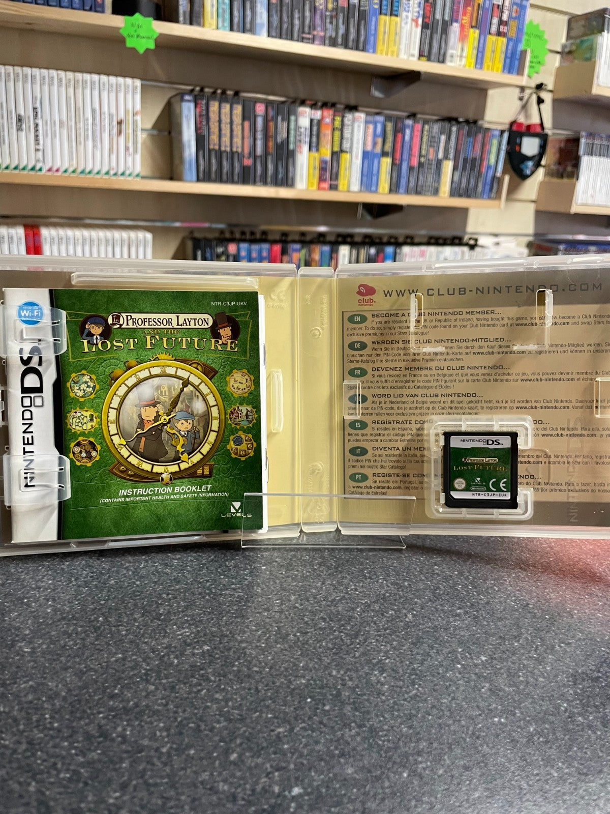Professor Layton and the Lost Future - Nintendo DS - Boxed with Manual