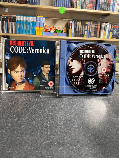 Resident Evil CODE: Veronica - SEGA Dreamcast - Complete with Manual