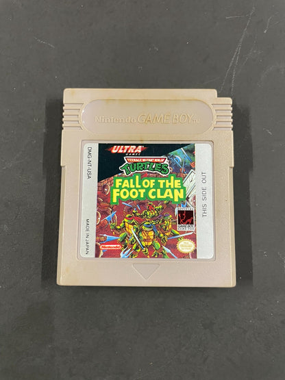 Mutant Ninja Turtles: Fall of the Foot Clan- Nintendo Game Boy - Cart Only - USA