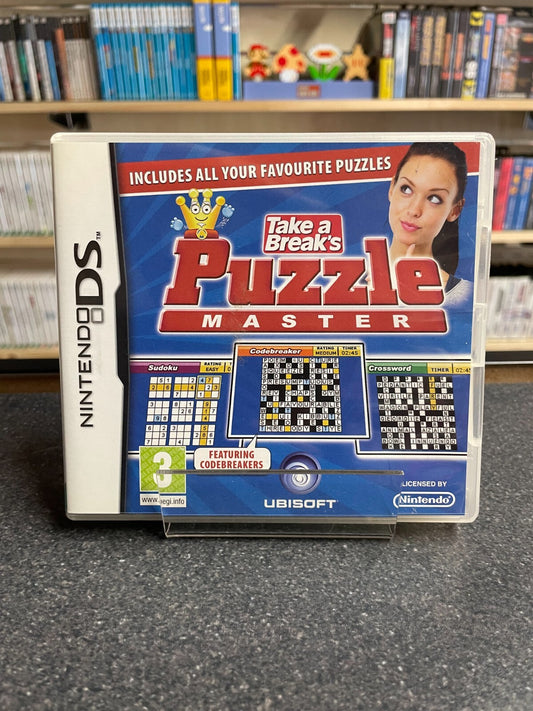Take a Break's Puzzle Master - Nintendo DS - Compete with Manual