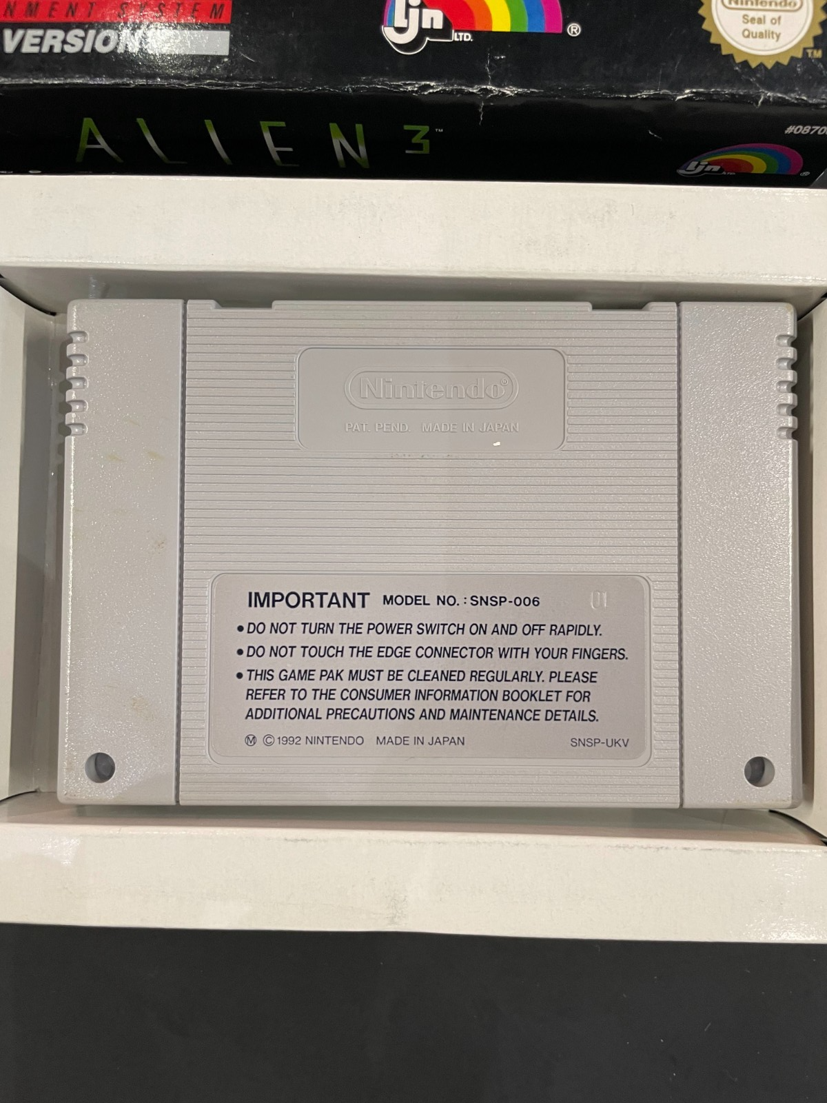 Alien 3 - Nintendo SNES - Boxed with Manual