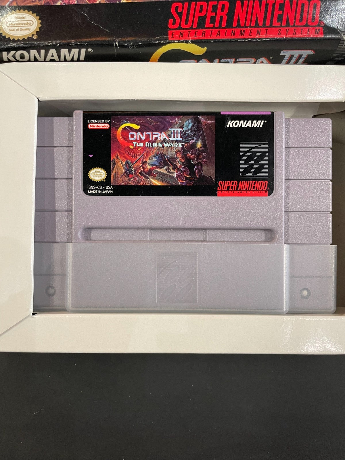 Contra III 3: The Alien Wars - Nintendo SNES - Boxed & Complete - USA