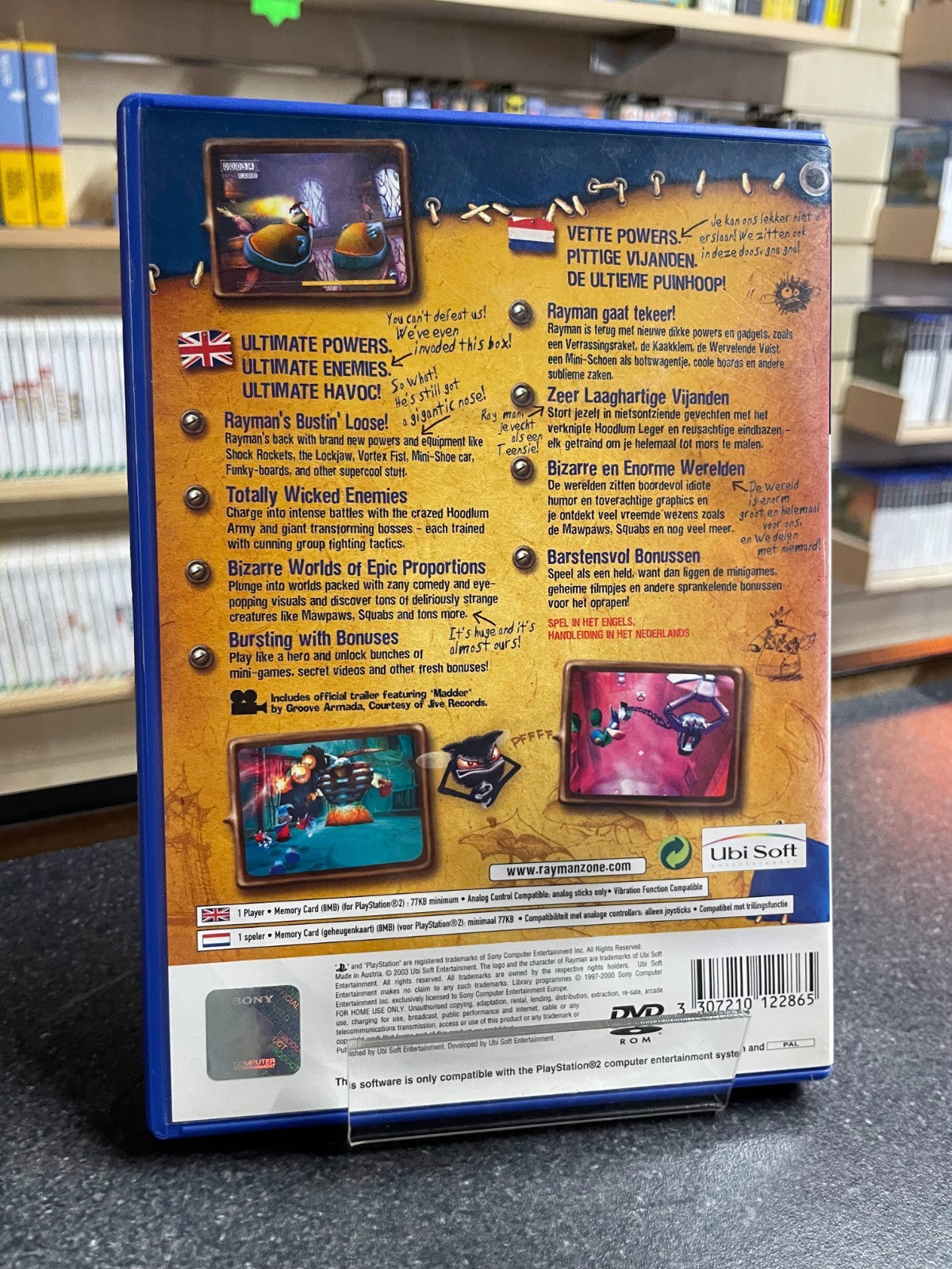 Rayman 3: Hoodlum Havoc - Sony Playstation 2 PS2 - Boxed w/Manual