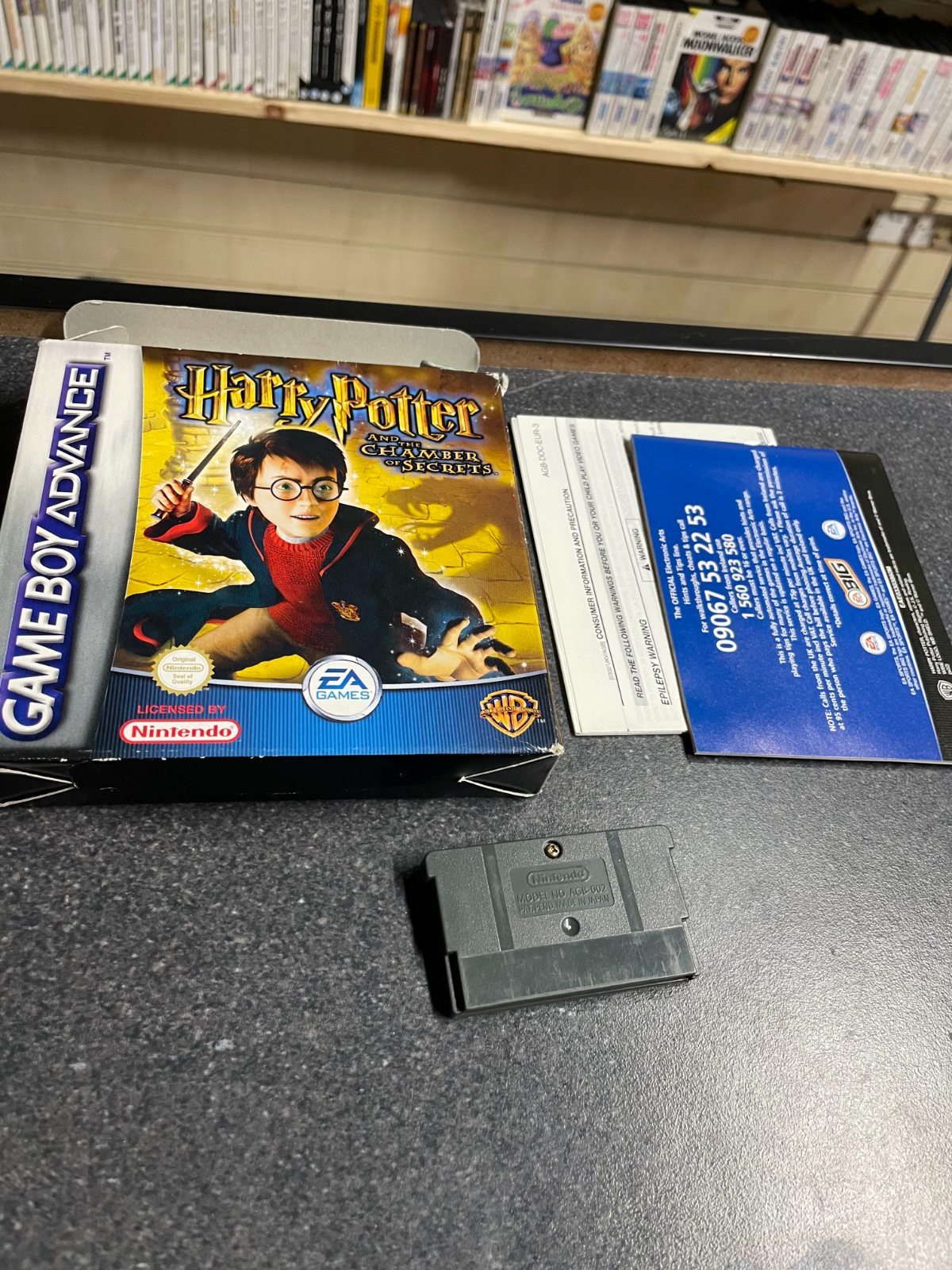 Harry Potter & The Chamber of Secrets -  GameBoy Advance - Boxed & Complete