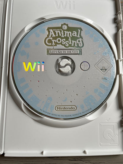 Animal Crossing: Lets go to the City - Nintendo Wii - Complete with Manual VGC
