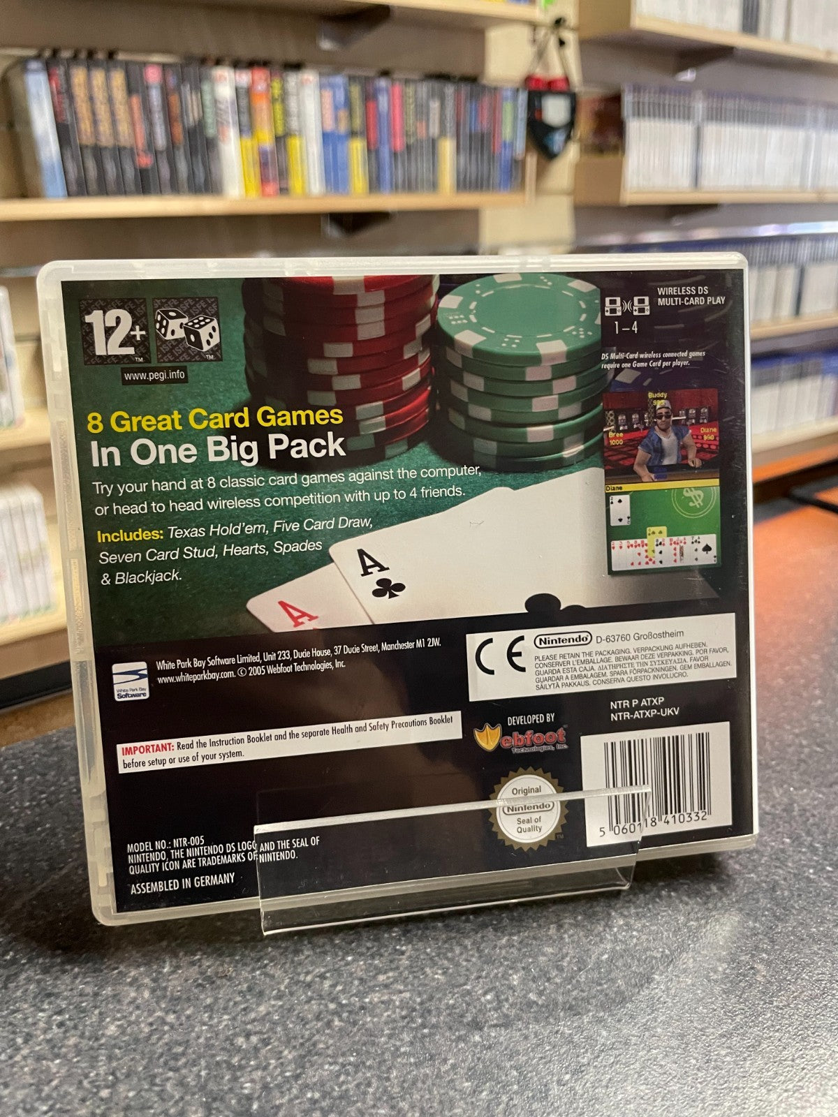 Texas Hold 'Em Poker Pack - Nintendo DS- Boxed no Manual