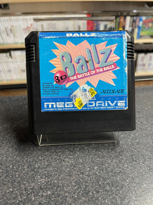 3D Ballz: The Battle of the Balls - Sega Mega Drive - Cart Only