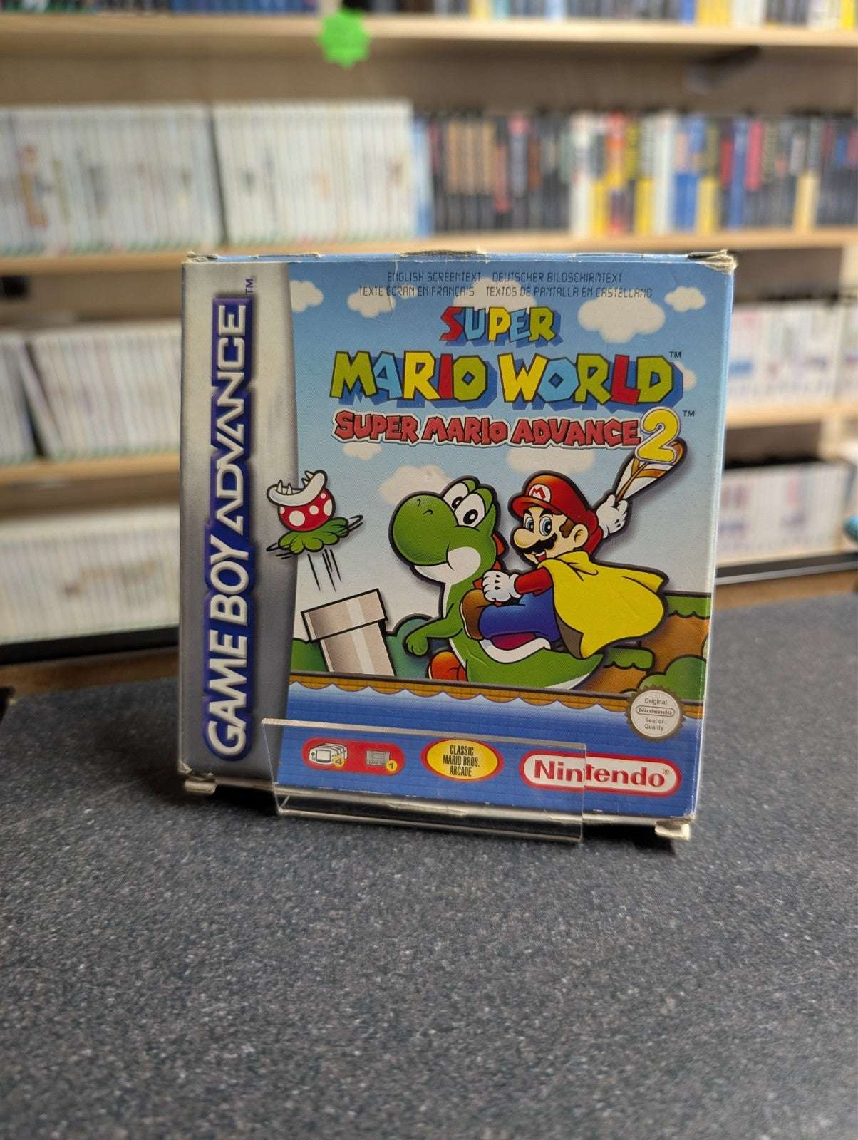 Super Mario World - Super Mario Advance 2 - Nintendo Gameboy Advance GBA - CIB