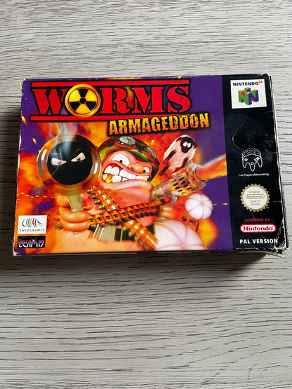 Worms: Armageddon - Nintendo 64 N64 - Boxed & Complete