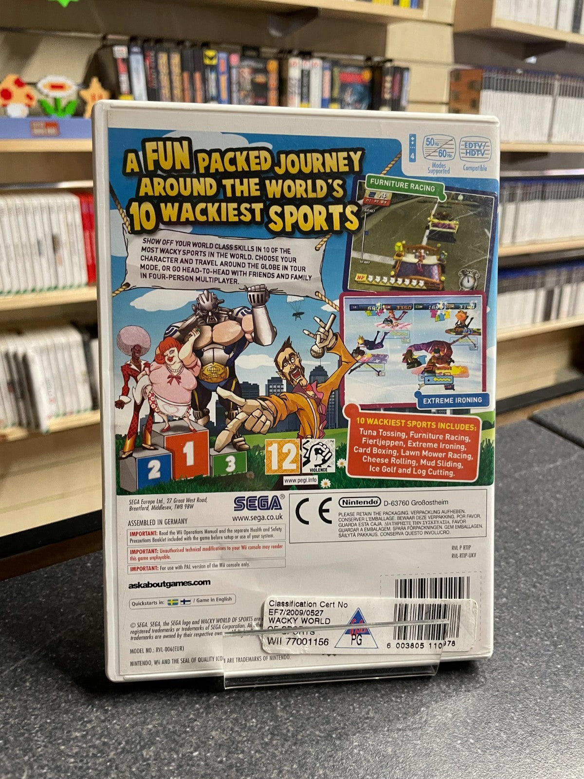 Wacky World of Sports - Nintendo Wii  - Boxed with Manual