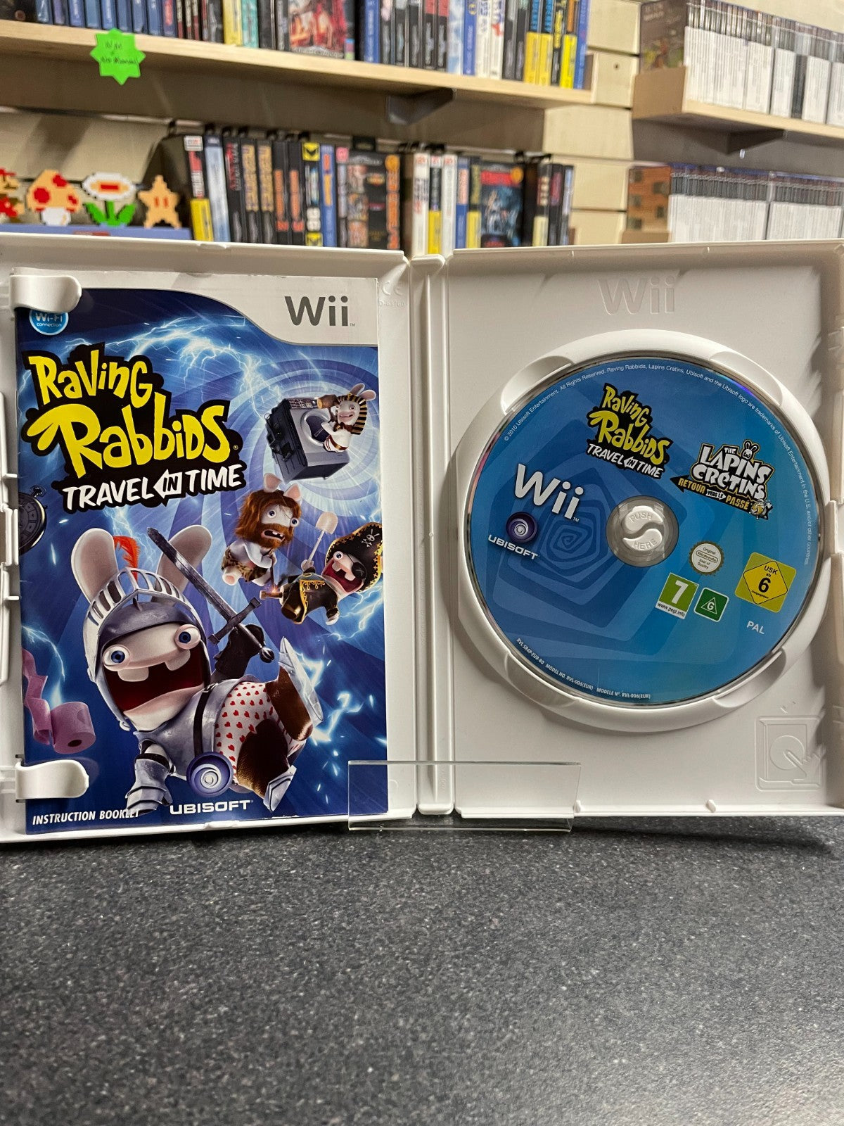 Rabbids: Travel in Time - Nintendo Wii  - Boxed with Manual