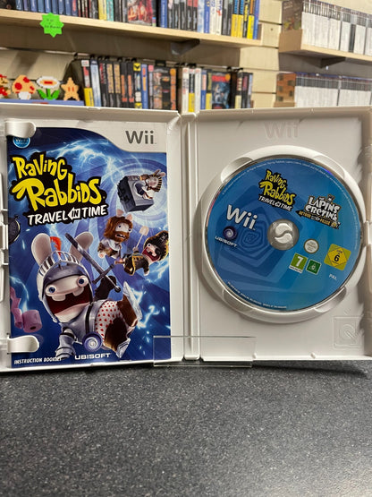 Rabbids: Travel in Time - Nintendo Wii  - Boxed with Manual