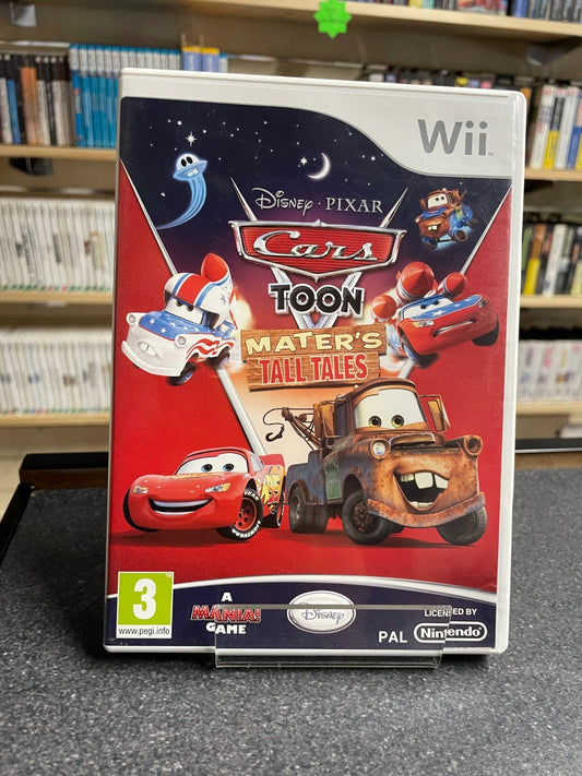 Disney Pixar Cars Toon: Mater's Tall Tales - Nintendo Wii - Complete with Manual