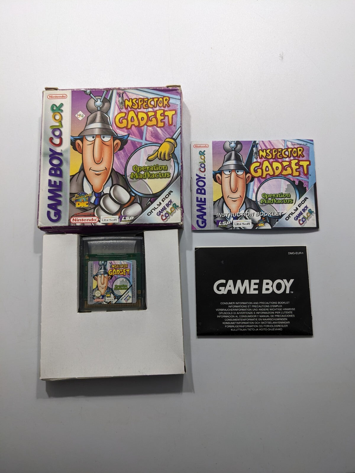 Inspector Gadget Operation Madkactus - Nintendo Gameboy Colour - Boxed Complete