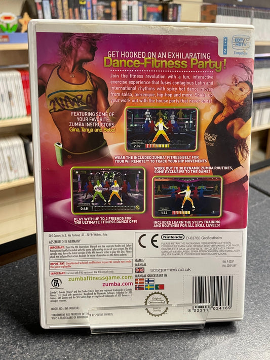 Zumba Fitness - Nintendo Wii  - Boxed