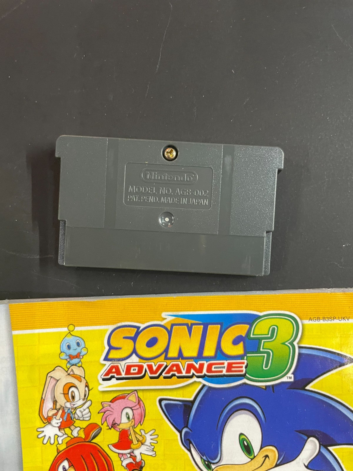 Sonic Advance 3 - Nintendo Game Boy Advance - Boxed w/Manual