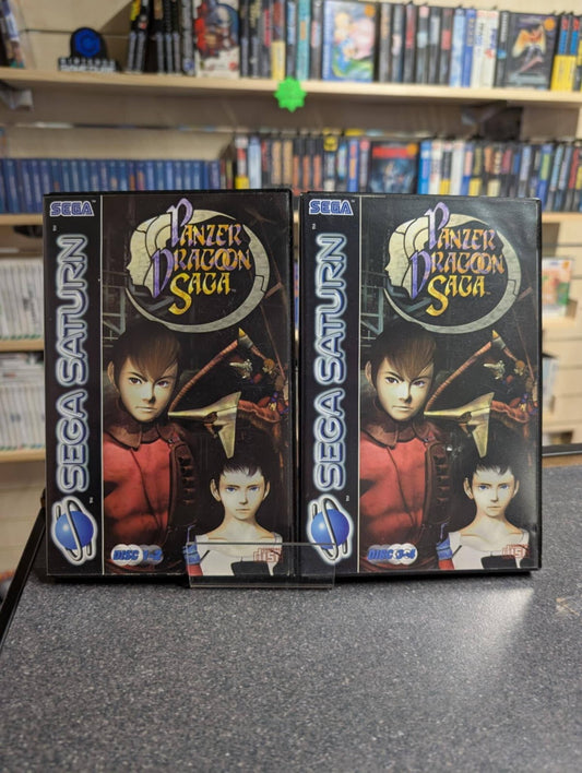 Panzer Dragoon Saga - Sega Saturn - Boxed with Manual - No Card Sleeve