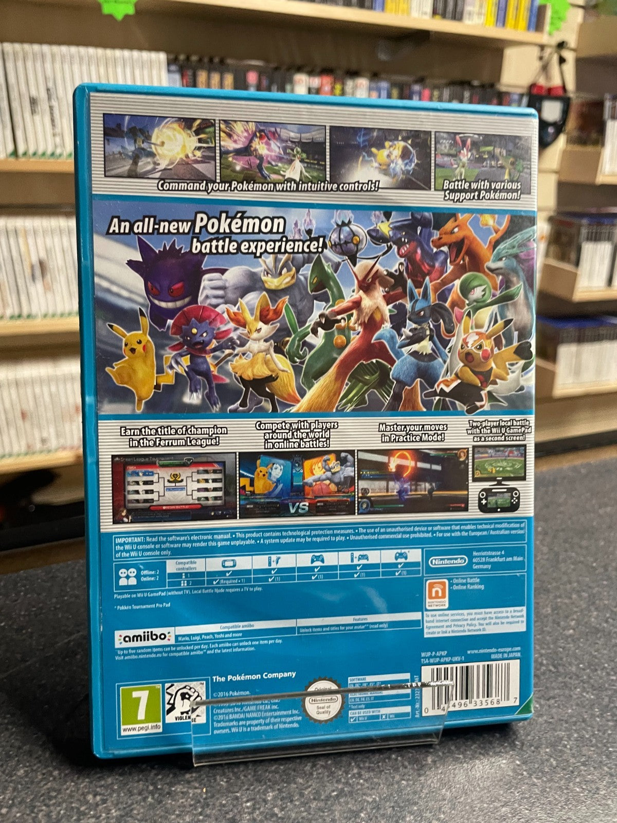 Pokken Tournment - Nintendo Wii.U - Boxed no Manual, no Ambiio card