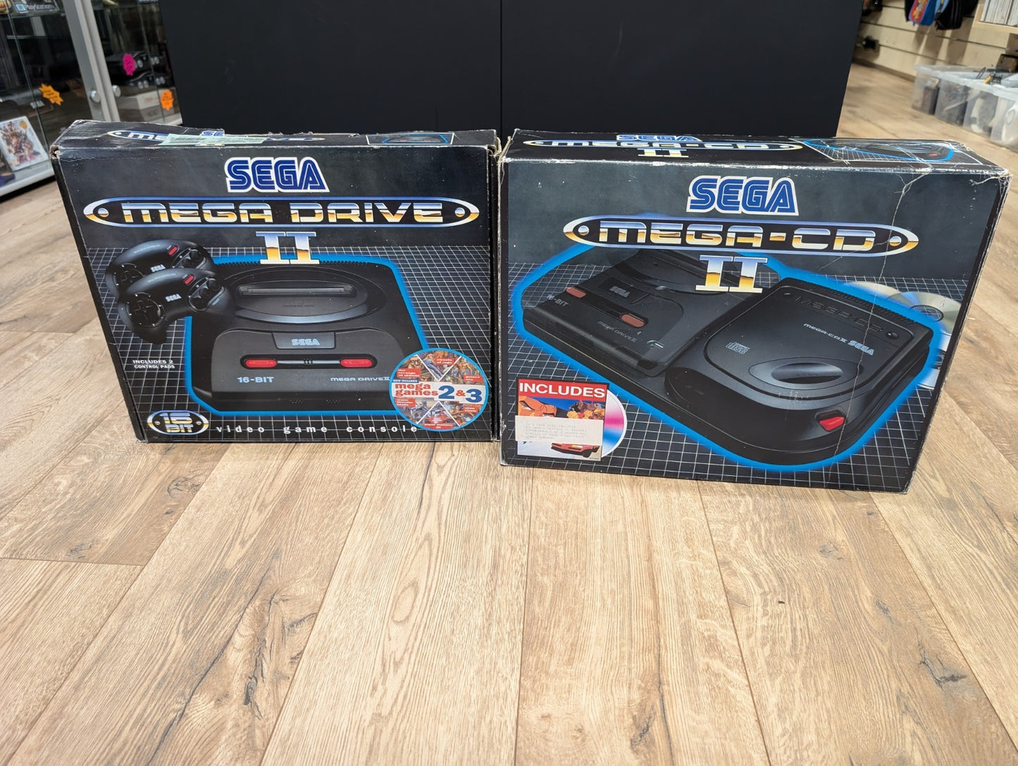 Sega Mega CD2 & Megadrive Bundle - Boxed - Tested