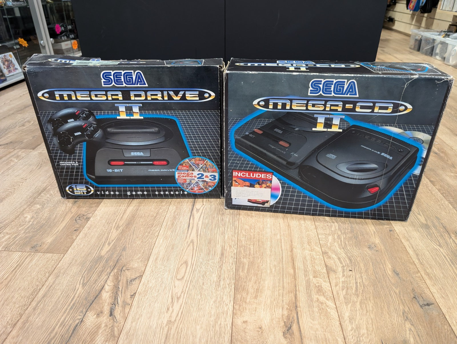 Sega Mega CD2 & Megadrive Bundle - Boxed - Tested