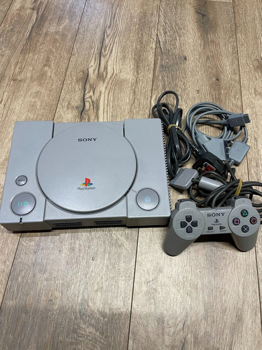 PlayStation 1 - Sony PlayStation - PS1 - Unboxed with Controller & Cables