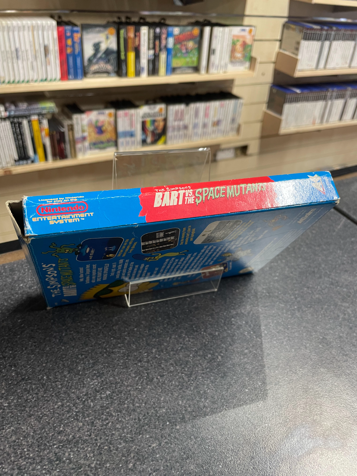 The Simpsons: Bart Vs The Space Mutants -Nintendo NES - Complete with Manual