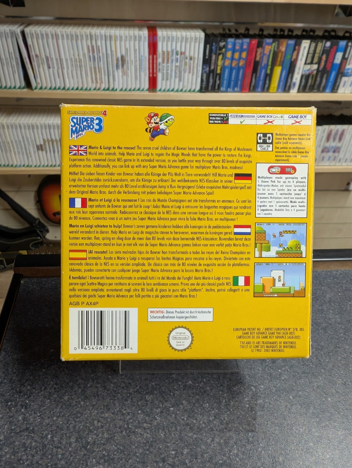 Super Mario Bros 3 Super Mario Advance 4 - Nintendo Gameboy Advance - Boxed CIB