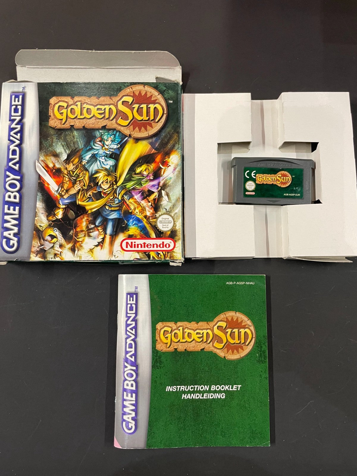 Golden Sun - Nintendo Game Boy Advance -Complete w/Manual