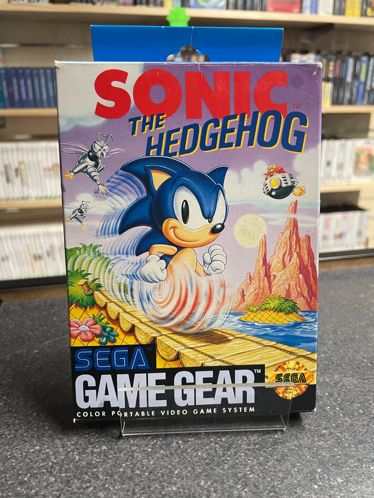 Sonic The Hedgehog - Sega Game Gear - Boxed & Complete - Very Good Condition