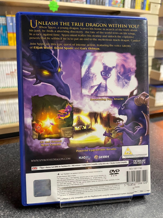 The Legend of Spyro: A New Beginning - Sony Playstation 2 PS2 - Boxed w/Manual