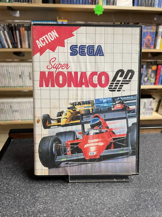 Super Monaco GP - Sega Master System - Boxed with Manual