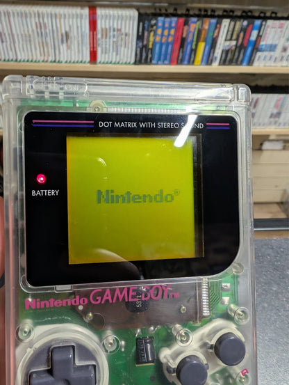 Nintendo Gameboy DMG Original - Clear - Tested Good Condition