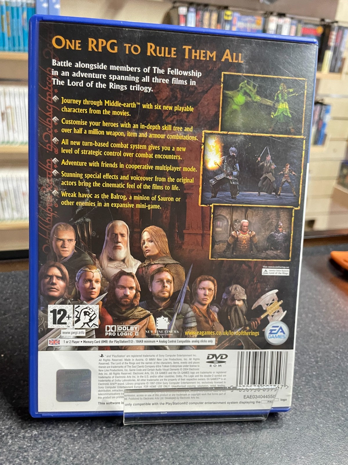 The Lord of the Rings: The Third Age - Sony Playstation 2 PS2 - Boxed w/Manual