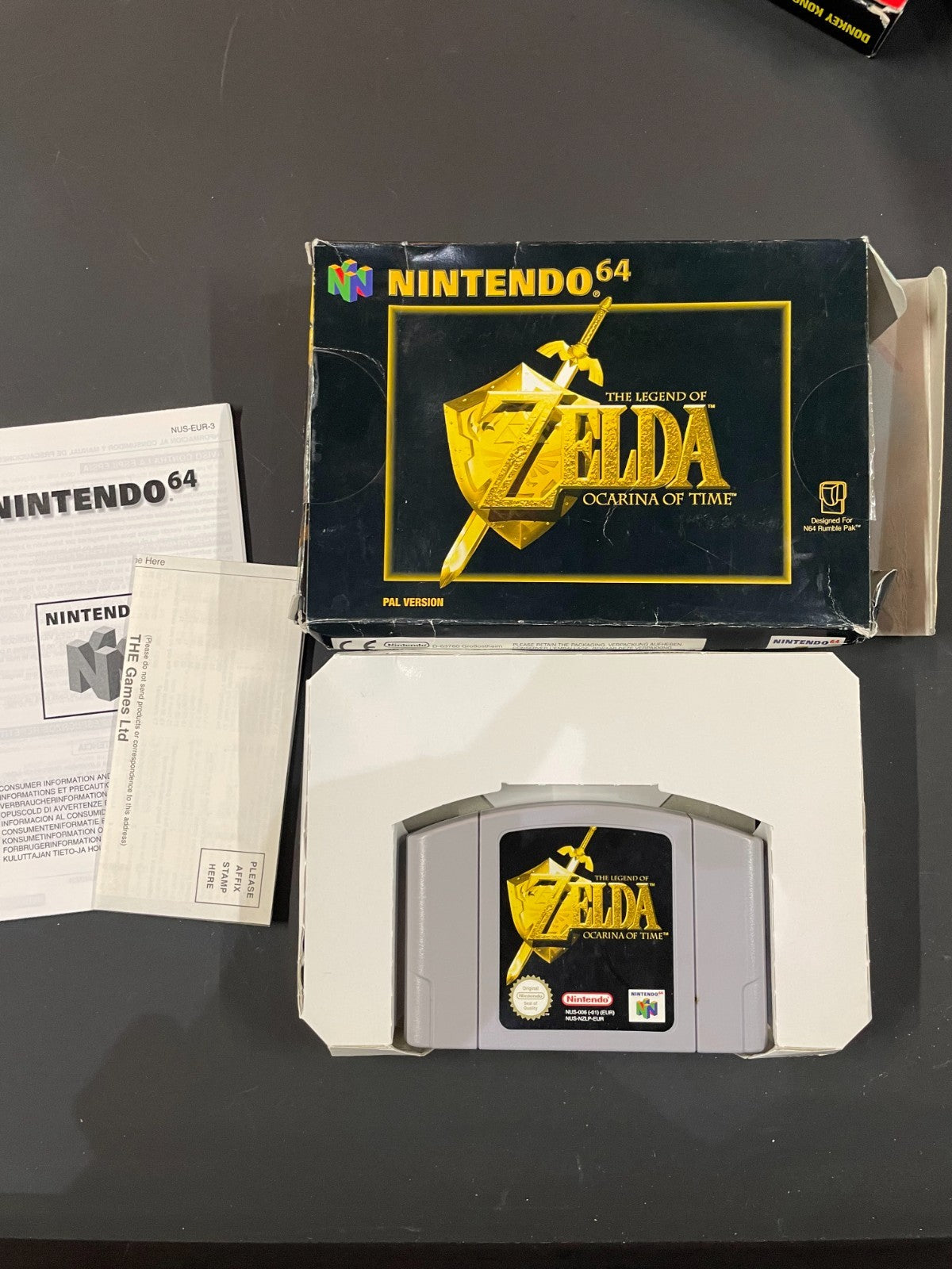 The Legend of Zelda Ocarina of Time - Nintendo 64 N64 - Boxed no Manual
