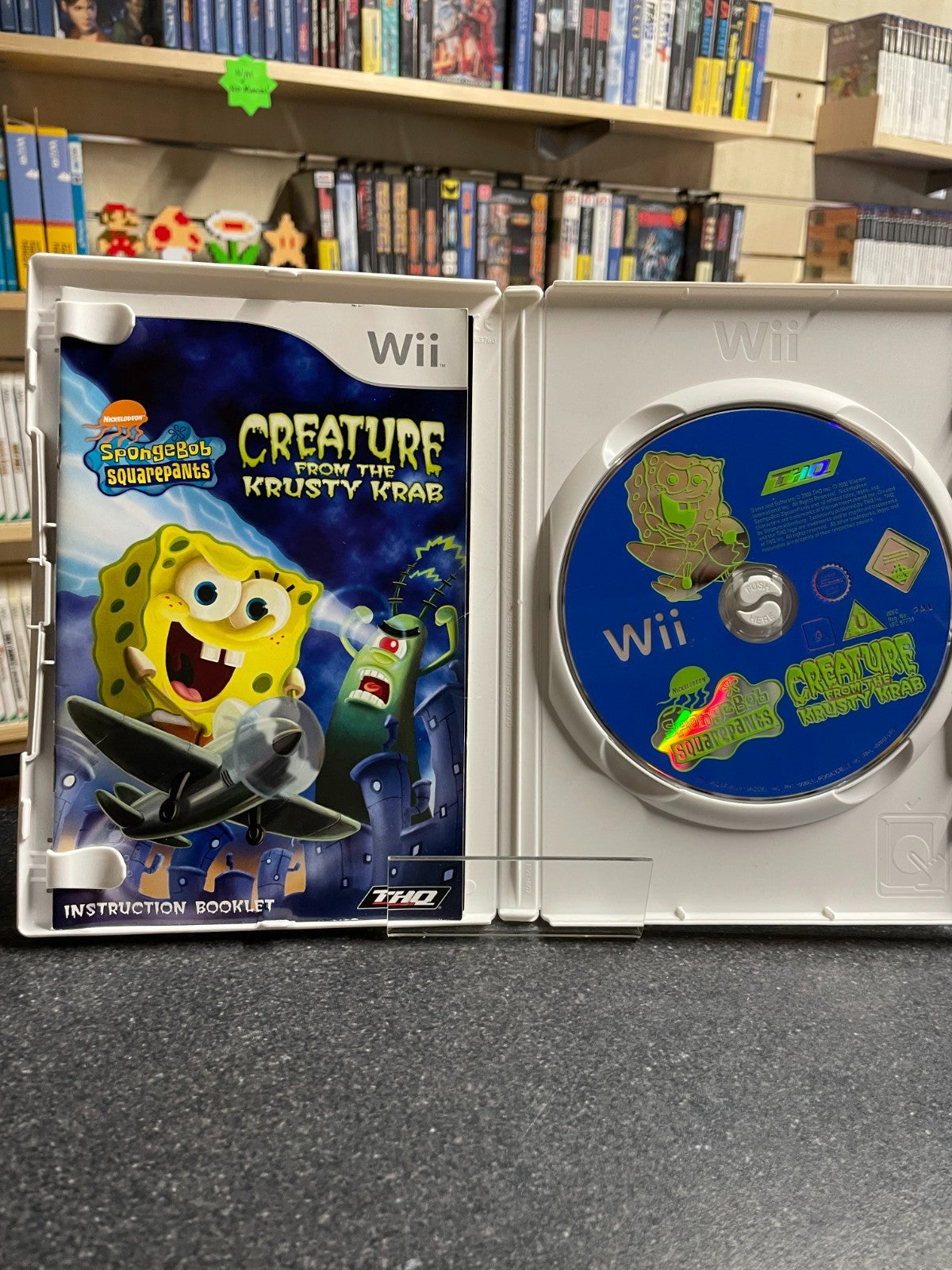 Spongebob Squarepants: Creature from the Krusty Krab - Nintendo Wii  - Boxed