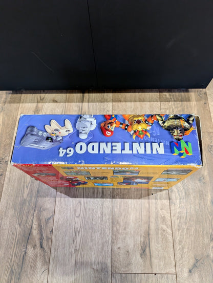 Nintendo N64 Console - Gold Controller - Boxed