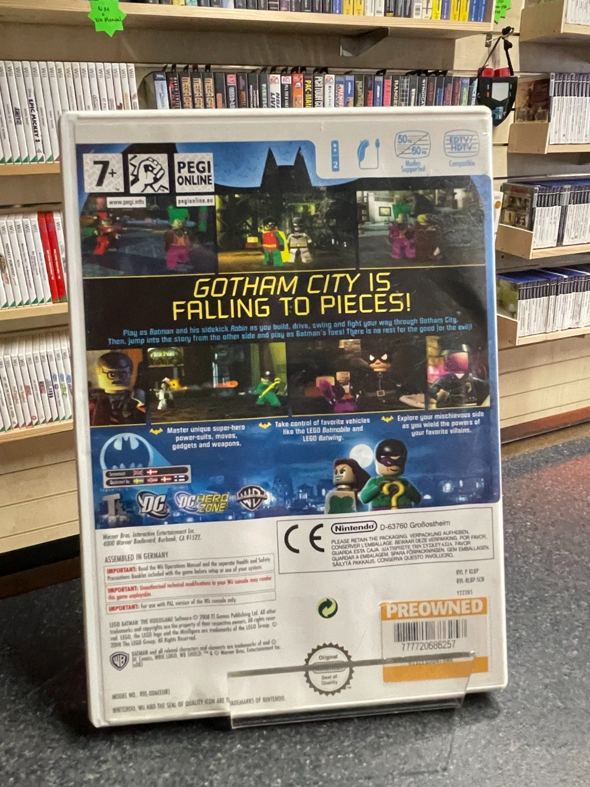 LEGO Batman: The Videogame - Nintendo Wii - Boxed with Manual