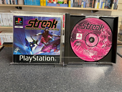 Streak: Hoverboard Racing - Sony PlayStation PS1  - Complete with Manual