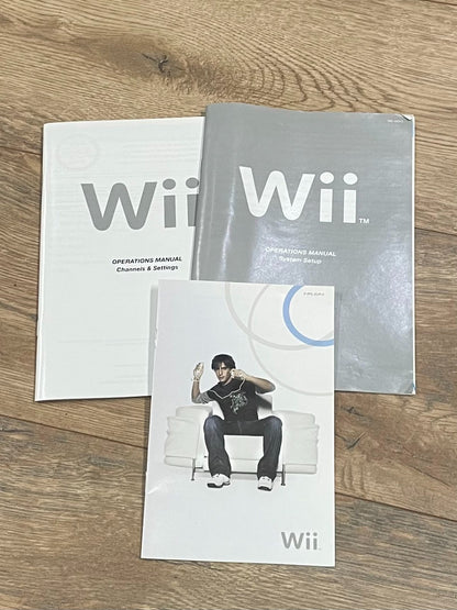 Nintendo Wii Console - Complete with Cables & Controllers Manuals - Unboxed