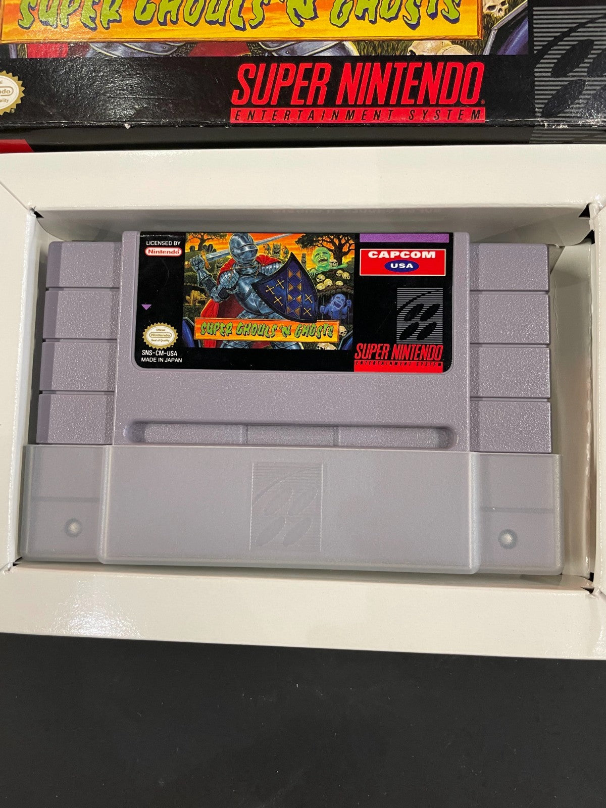 Super Ghouls 'N Ghosts - Nintendo SNES - Boxed & Complete - USA