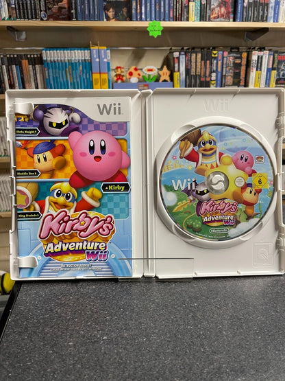 Kirby's Adventure Wii - Nintendo Wii - Boxed with Manual