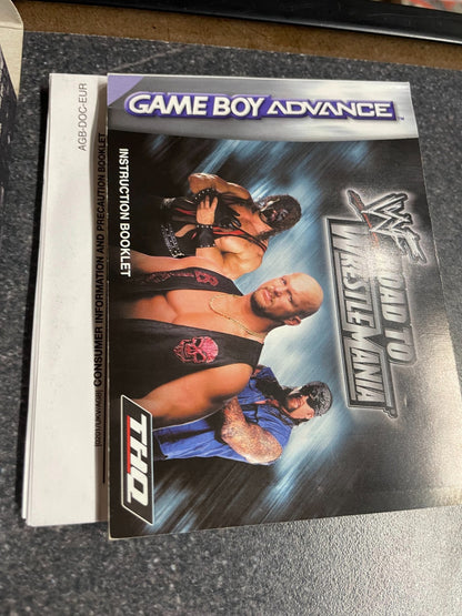 WWF Road To Wrestle Mainia - Nintendo GameBoy Advance - Boxed with Manual VGC