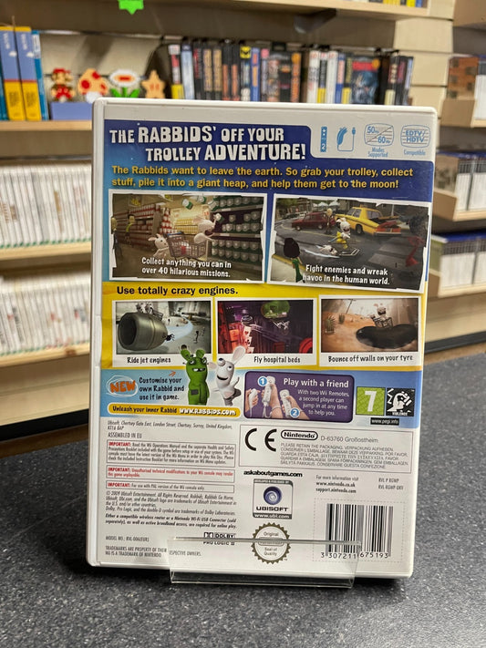 Rabbids: Go Home - Nintendo Wii  - Boxed with Manual