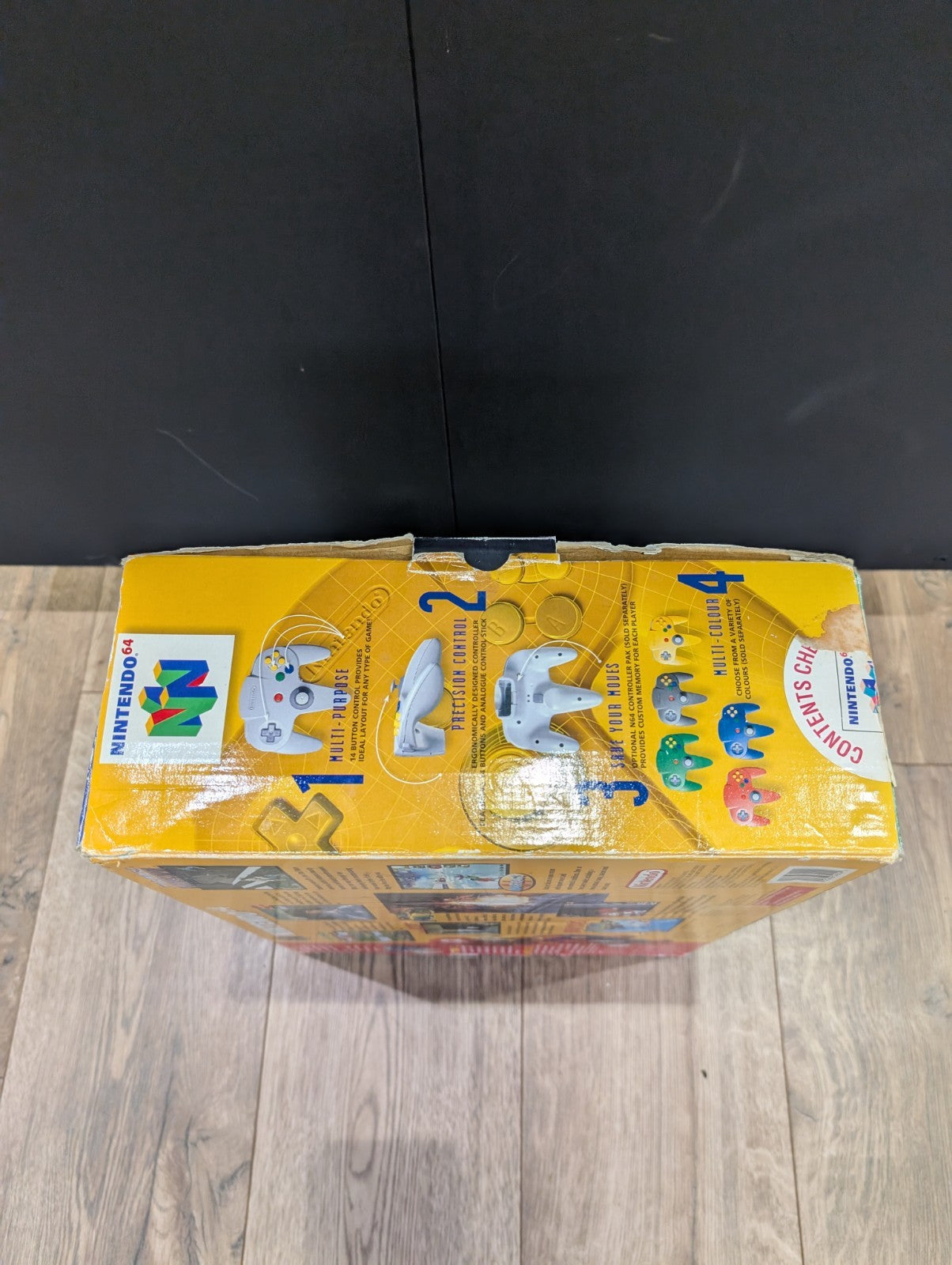 Nintendo N64 Console - Gold Controller - Boxed