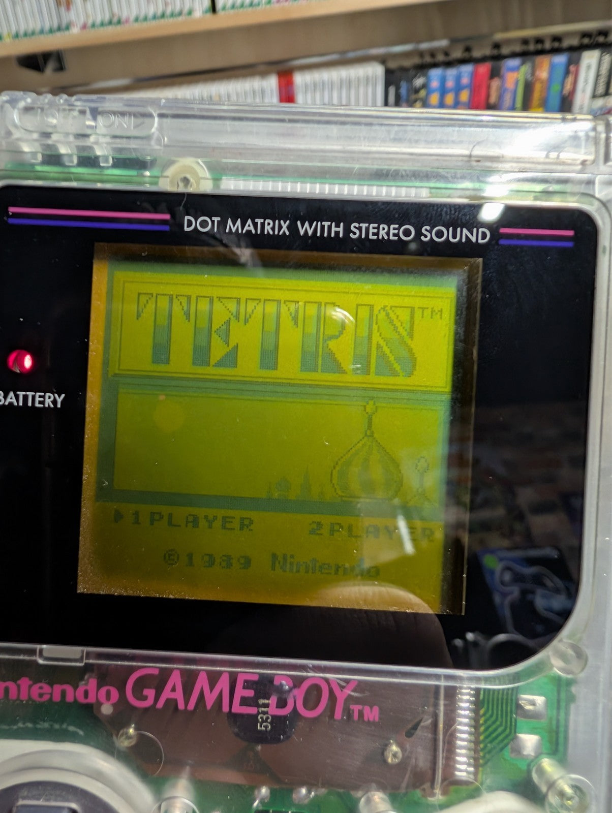 Nintendo Gameboy DMG Original - Clear - Tested Good Condition