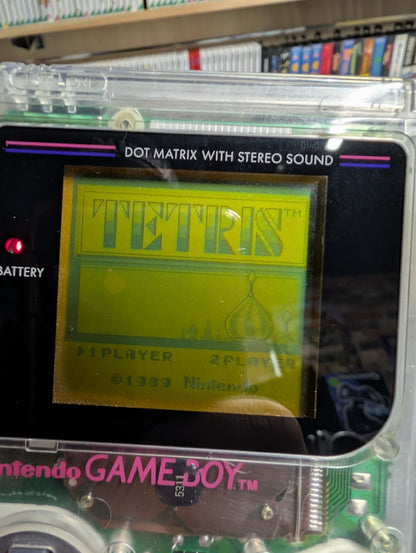 Nintendo Gameboy DMG Original - Clear - Tested Good Condition